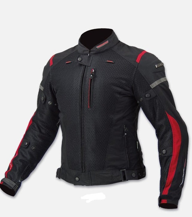 Motorcycle jacket for men summer mesh breathable racing riding