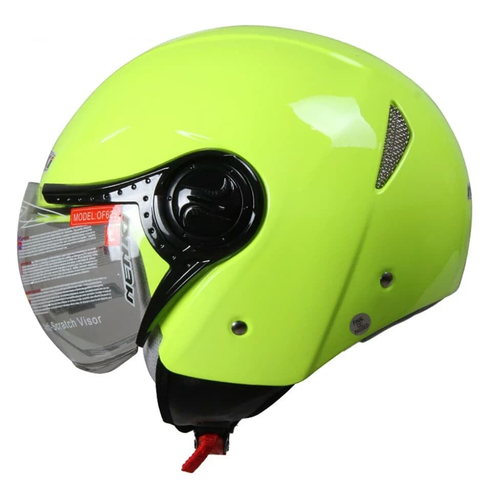 Cruiser vintage motorcycle helmet chopper helmets bike scooter clear lens