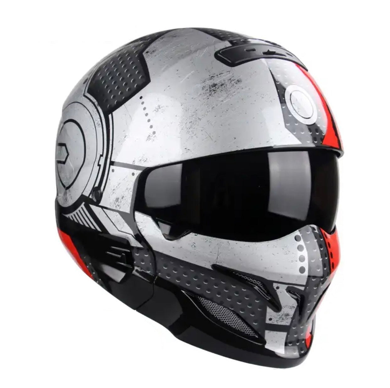 Samurai motorcycle helmet superhero motorcycle retro scorpion electric bike chopper