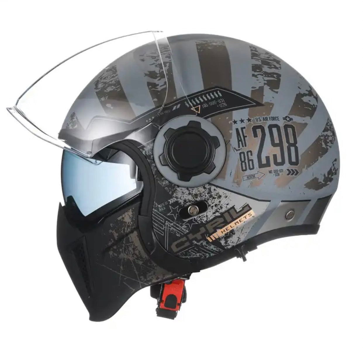 Samurai motorcycle helmet superhero motorcycle retro scorpion electric bike chopper