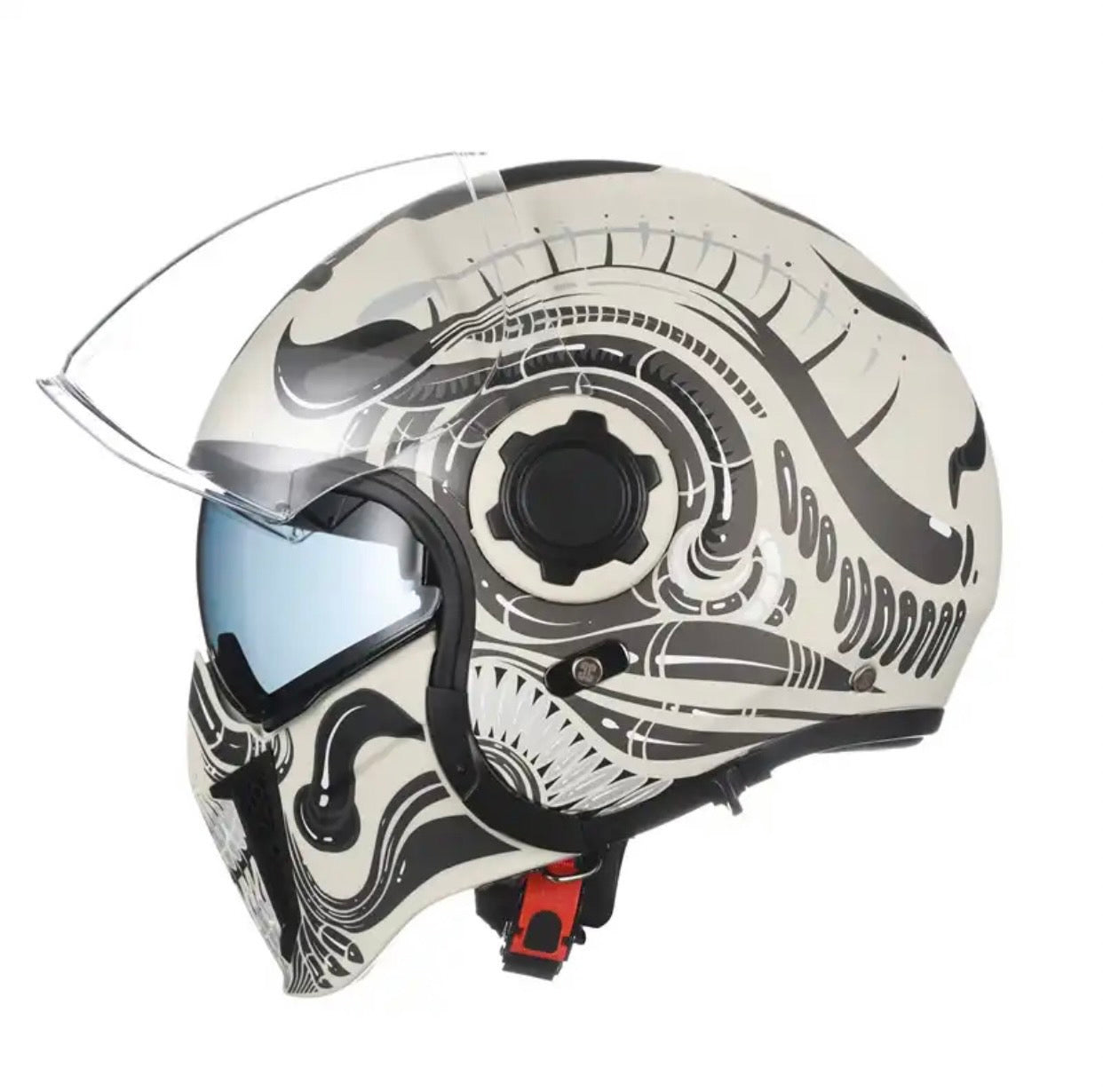 Samurai motorcycle helmet superhero motorcycle retro scorpion electric bike chopper