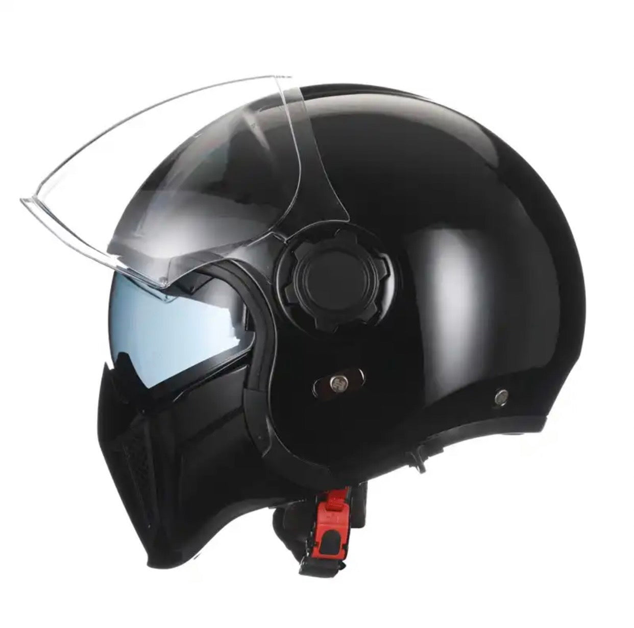 Samurai motorcycle helmet superhero motorcycle retro scorpion electric bike chopper