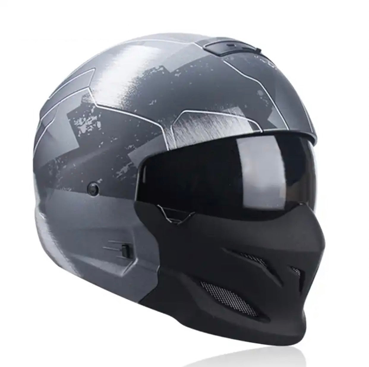 Samurai motorcycle helmet superhero motorcycle retro scorpion electric bike chopper