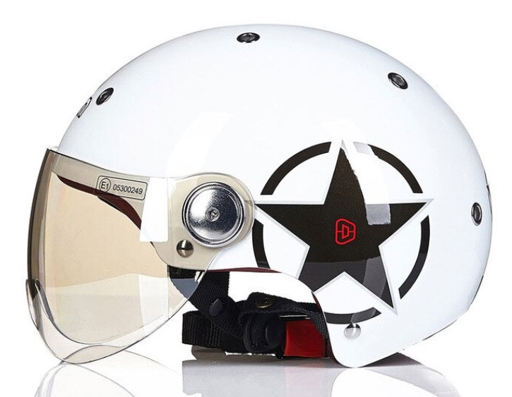 Scooter helmets half face motorcycle vintage vespa helmet chopper biker