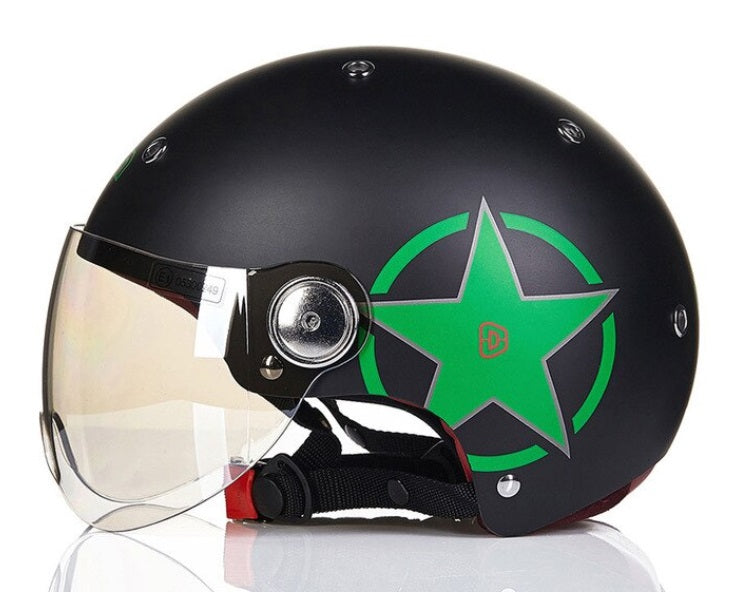 Scooter helmets half face motorcycle vintage vespa helmet chopper biker