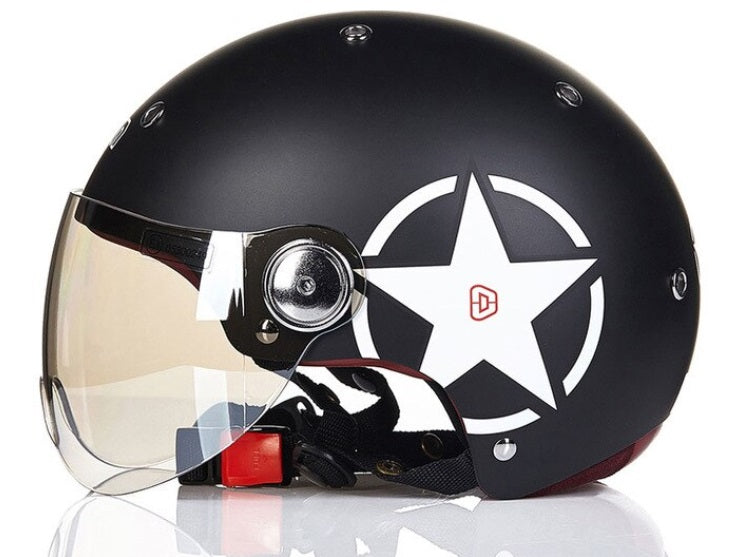 Scooter helmets half face motorcycle vintage vespa helmet chopper biker