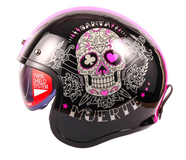 Vespa motorcycle helmets retro vintage helmet open face capacete motociclismo spitfire helmet