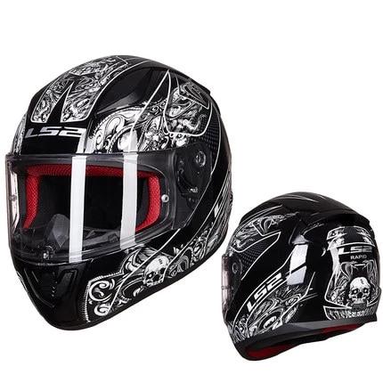 Full face motorcycle helmet racing helmets ABS safe structure for unisex