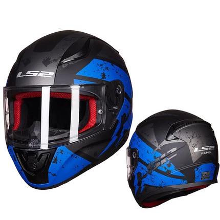 Full face motorcycle helmet racing helmets ABS safe structure for unisex