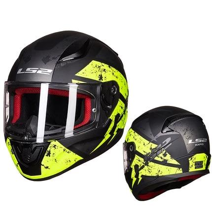 Full face motorcycle helmet racing helmets ABS safe structure for unisex