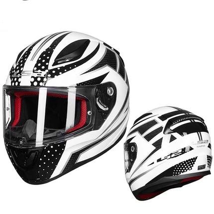 Full face motorcycle helmet racing helmets ABS safe structure for unisex
