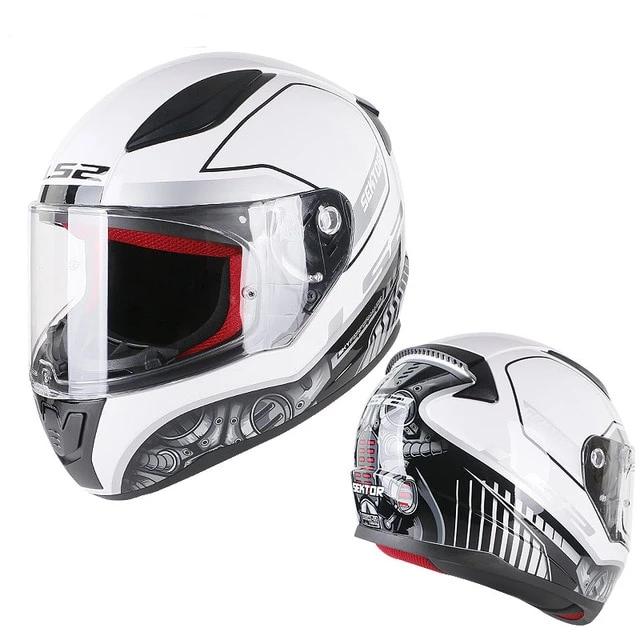 Full face motorcycle helmet racing helmets ABS safe structure for unisex