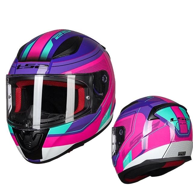 Full face motorcycle helmet racing helmets ABS safe structure for unisex