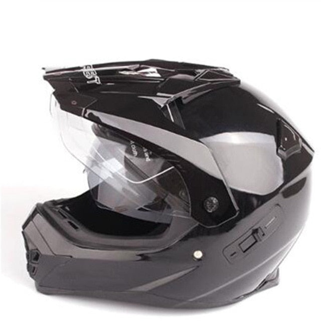 Atv motorcycle helmet double lens motocross racing helmets with sun shield best seller