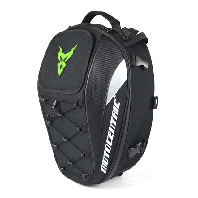 Motorcycle tail bag high capacity durable multi functional waterproof for rider