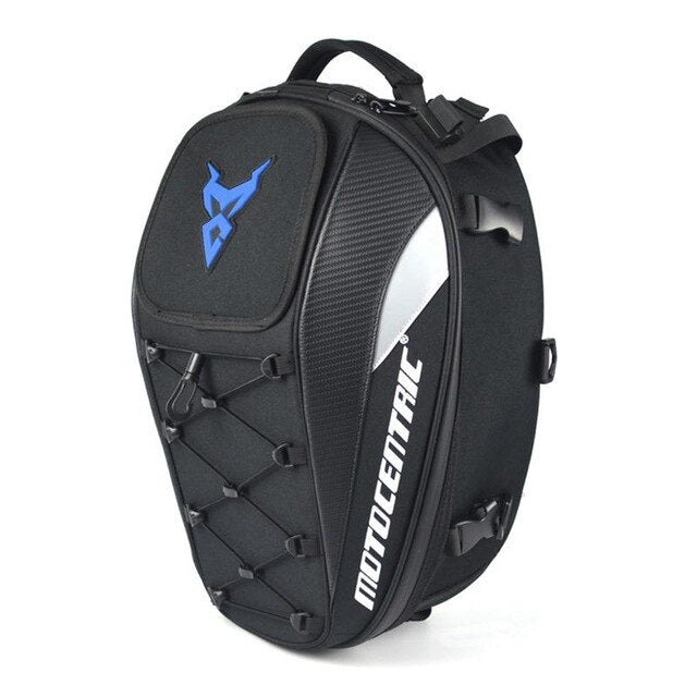 Motorcycle tail bag high capacity durable multi functional waterproof for rider