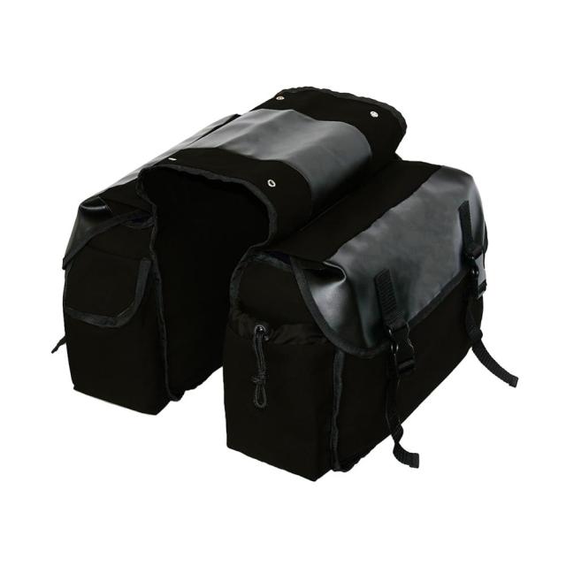 Motorcycle saddle bag Vespa touring vintage canvas bags mountain bike rear seats
