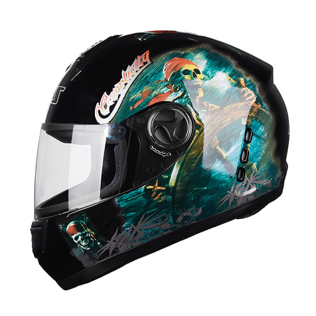 full face helmets skull motorcycle helmet double visor gear protective motorbike