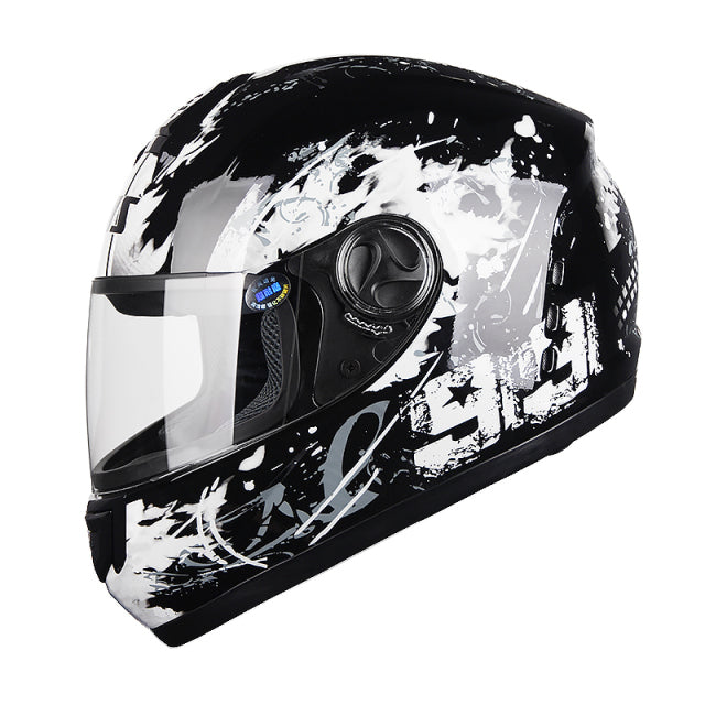 full face helmets skull motorcycle helmet double visor gear protective motorbike