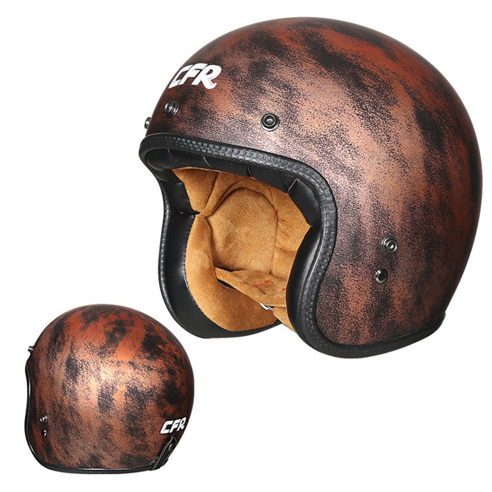 Vintage retro helmet Vespa motorcycle helmets Scooter 3/4 half open face lightweight