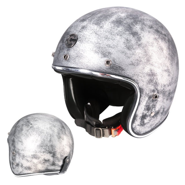 Vintage retro helmet Vespa motorcycle helmets Scooter 3/4 half open face lightweight
