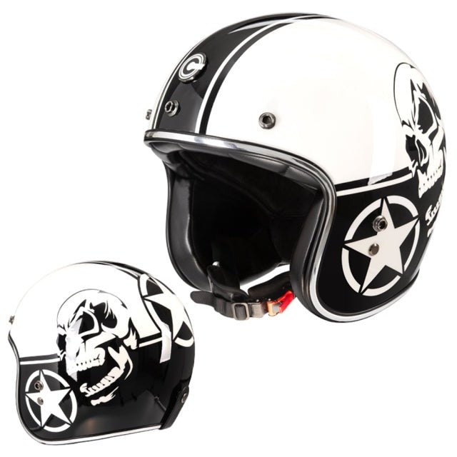 Vintage retro helmet Vespa motorcycle helmets Scooter 3/4 half open face lightweight