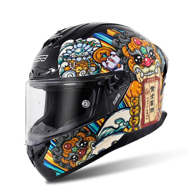 Full face vintage motorcycle helmet art design ABS shell Vespa helmets capacete de motocicleta