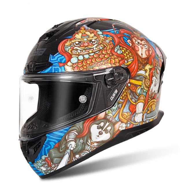 Full face vintage motorcycle helmet art design ABS shell Vespa helmets capacete de motocicleta
