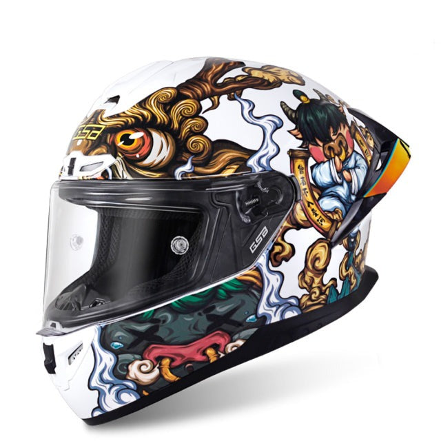Full face vintage motorcycle helmet art design ABS shell Vespa helmets capacete de motocicleta