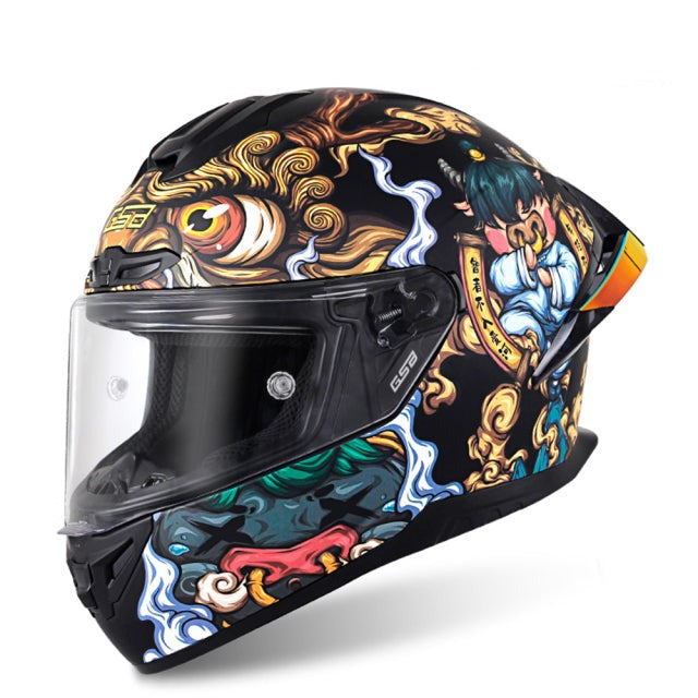 Full face vintage motorcycle helmet art design ABS shell Vespa helmets capacete de motocicleta