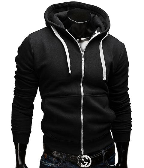 Sweatshirt hoodies men casual sportswear zipper fashion cloth