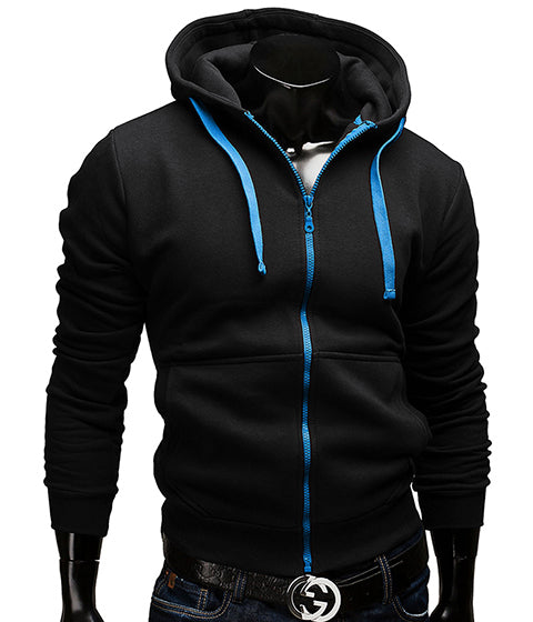 Sweatshirt hoodies men casual sportswear zipper fashion cloth
