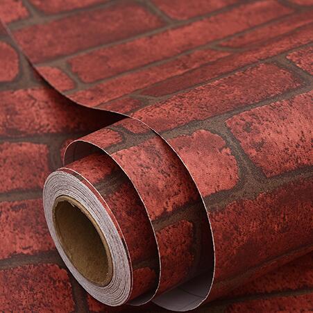 5M brick wallpaper roll self adhesive wall sticker rustic TV background stone home decor