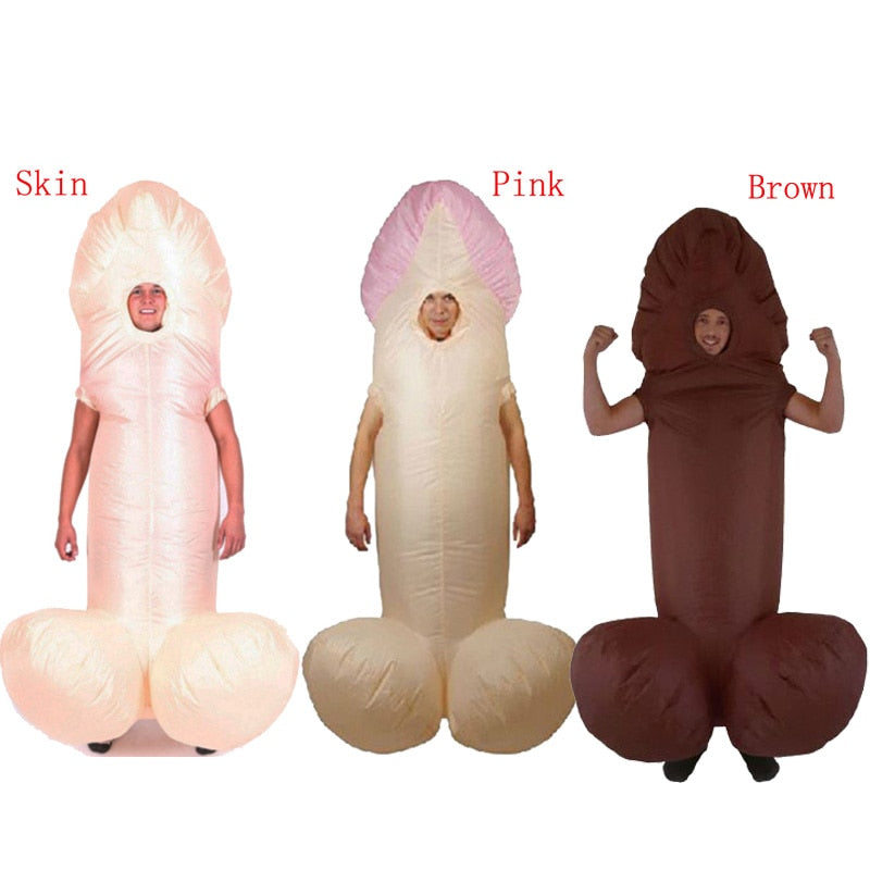 Halloween costume cosplay penis dick sexy funny joke jumpsuit Inflatab   Webuys