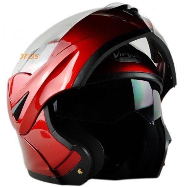 electric motorcycle helmet flip up men women modular helmet dual lens