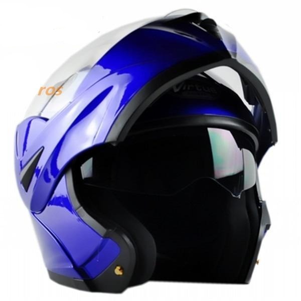 electric motorcycle helmet flip up men women modular helmet dual lens