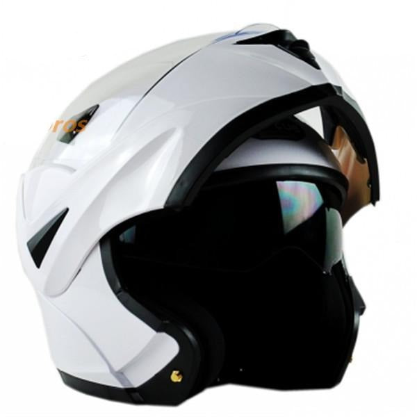 electric motorcycle helmet flip up men women modular helmet dual lens