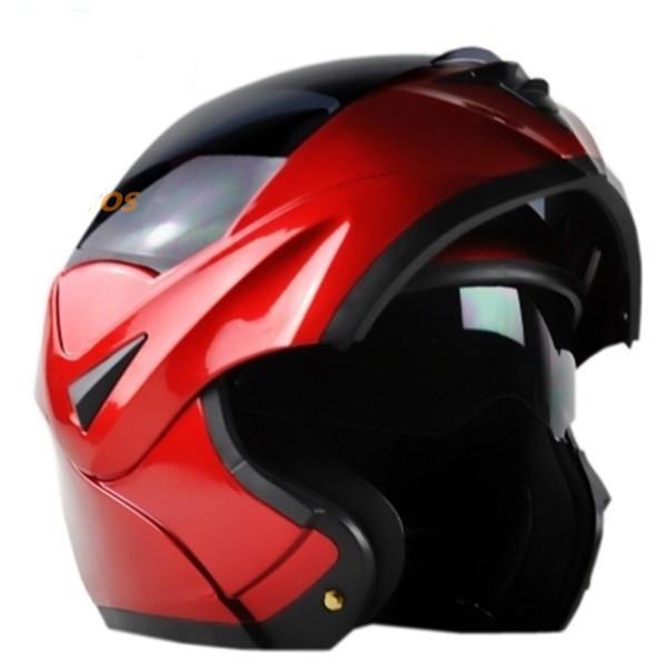 electric motorcycle helmet flip up men women modular helmet dual lens