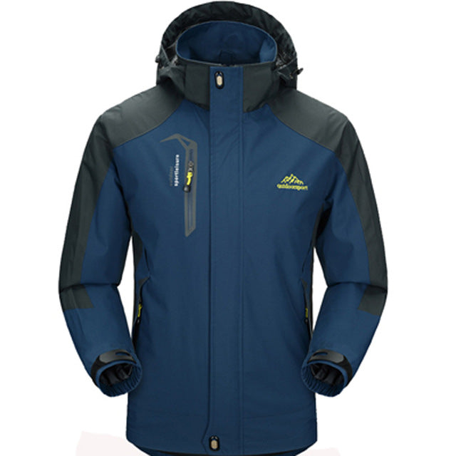 Men jacket hooded coats spring army solid casual outerwear