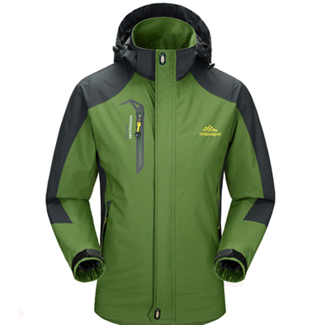 Men jacket hooded coats spring army solid casual outerwear