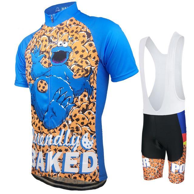 Cycling Jersey Bicycle Clothing Set Mens Summer Mtb Short Anti-sweat