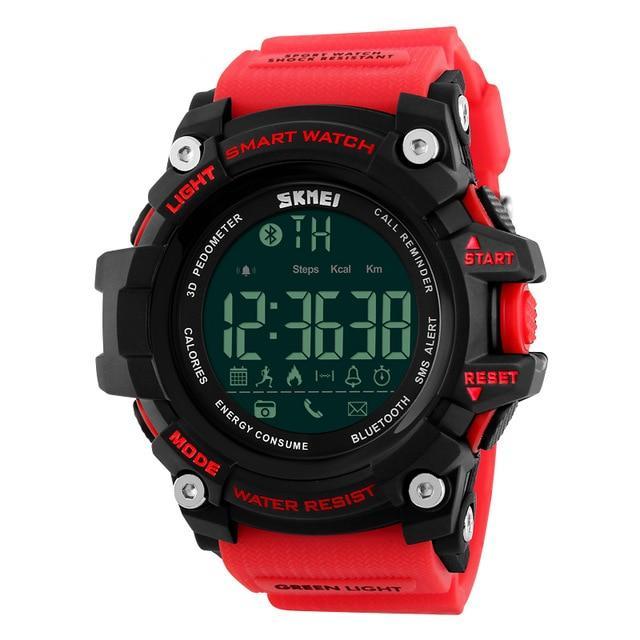 Men sports smart wristwatch pedometer calories waterproof 50m digital watches