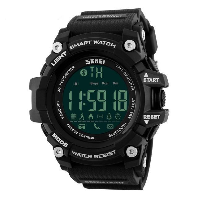 Men sports smart wristwatch pedometer calories waterproof 50m digital watches