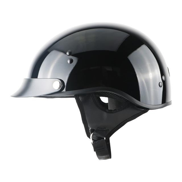 vintage half face scooter helmet cool skull motorcycle helmets retro motorcross