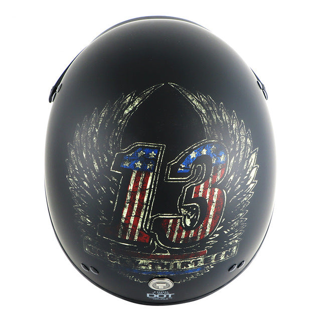 vintage half face scooter helmet cool skull motorcycle helmets retro motorcross