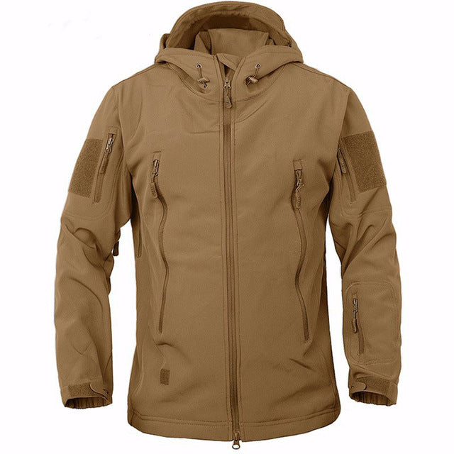 Army Military Tactical Jacket Men Camouflage Coat Soft Shell Plus Size 4XL Raincoat