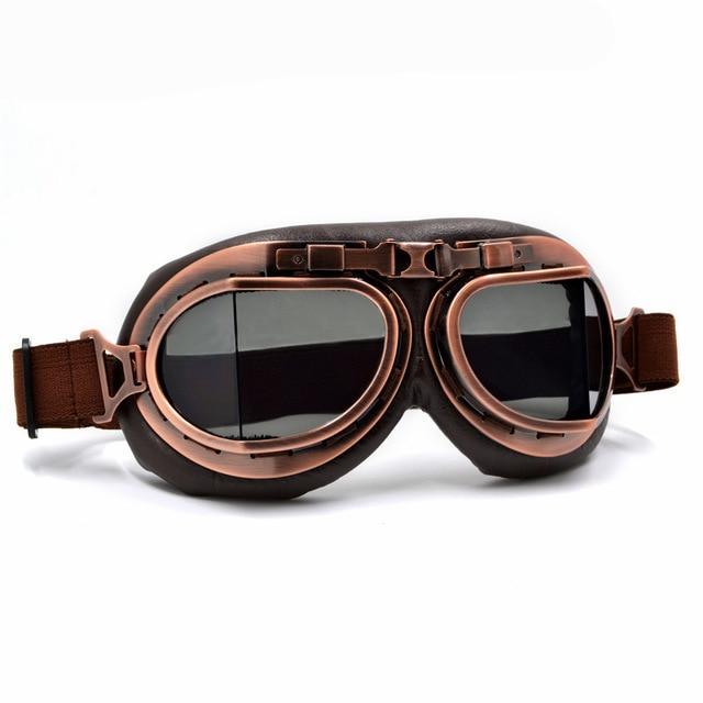 Vintage scooter goggles helmets retro style cruiser pilot motorcycle goggles gafas