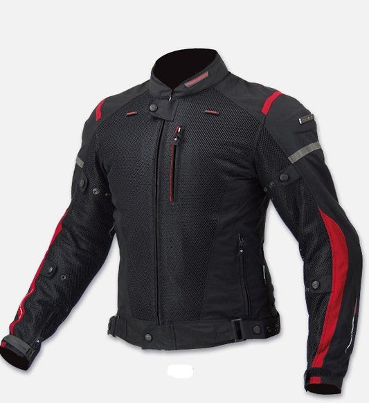 Motorcycle jacket for men summer mesh breathable racing riding