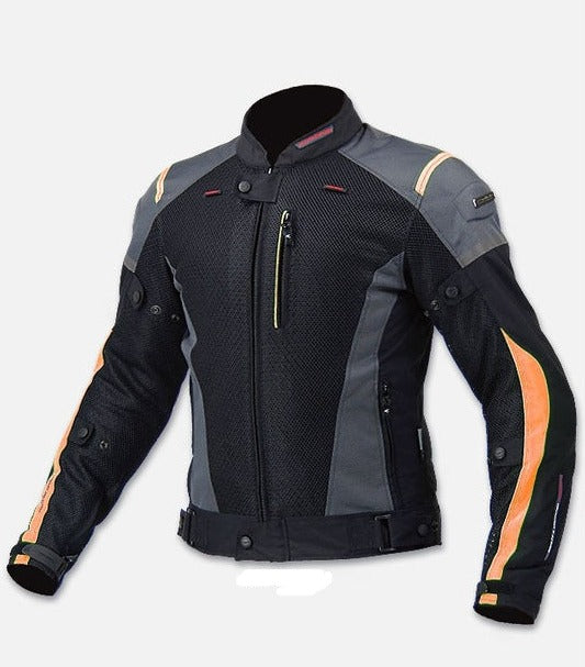 Motorcycle jacket for men summer mesh breathable racing riding