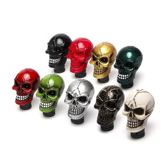 Car gear skull head shift knob decoration car interior accessories
